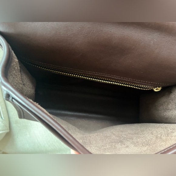 Vintage Coach Court Bag in brown - Picture 5 of 14